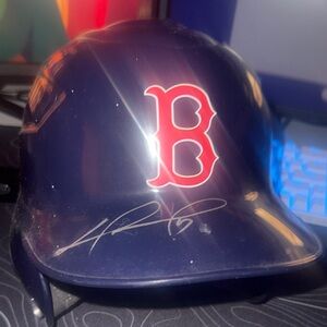David Ortiz signed Boston Red Sox helmet